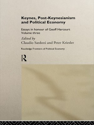 cover image of Keynes, Post-Keynesianism and Political Economy